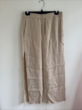 COS Beige-Tone Tailored Trousers